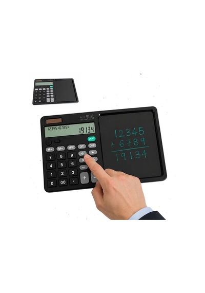 Powermaster Zh70 Dijital Not Defterli 12 Haneli Hesap Makinesi Siyah