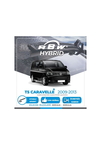 RBW Hybrid VW T5 Caravelle 2009-2013 Ön Silecek Takımı