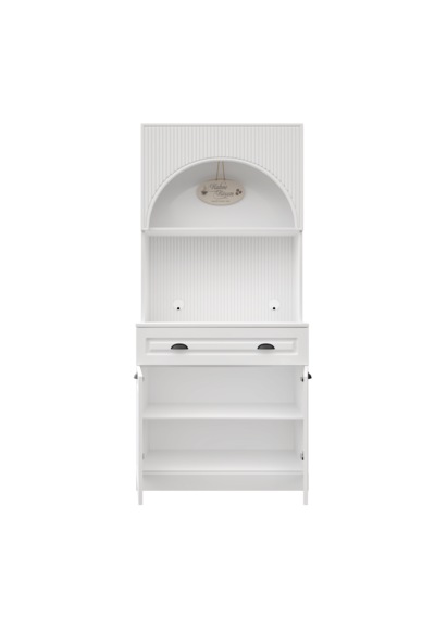 Guneystore Armoni Black Mini Kahve Köşesi Komple Mdf Beyaz