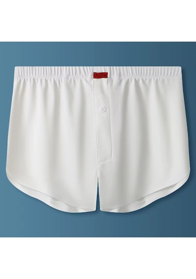 Ece's Design Boxer Buz İpek Dikisiz 1 Parça M1003 Beyaz