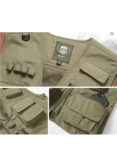Halbart Örgü Çok Cepli Unisex Spor Balıkçılık Yeleği Fotoğrafçılık İş Kıyafetleri Rahat Kargo Yelek Beden Xl Siyah Halbart Örgü Çok Cepli Unisex Spor Balıkçılık Yeleği Fotoğrafçılık İş Kıyafetleri Rahat Kargo Yelek Beden Xl Siyah