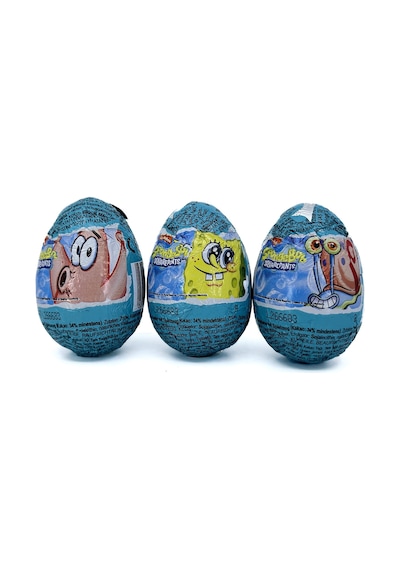 Sponge Bob Square Pants Sünger Bob Kare Şort -glutensiz Çikolatalı Sürpriz Yumurta 20 G 3 Adet
