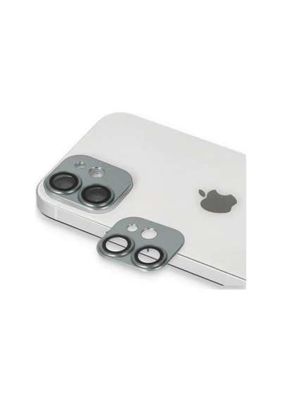 Apple İphone 11 Uyumlu Pers Alüminyum Kamera Lens - Yeşil