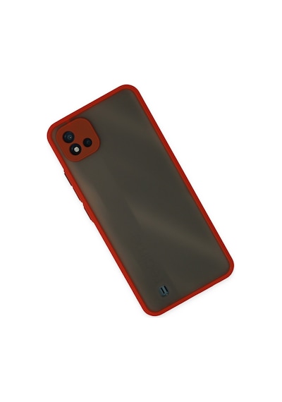 Realme C11 2021 Uyumlu Kılıf Montreal Silikon Kapak - Kırmızı