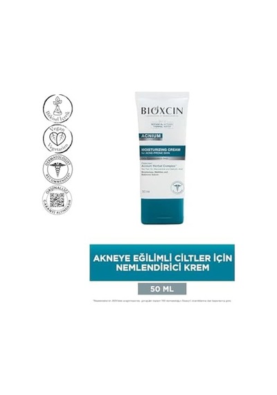 Acnium Sebum Dengeleyici Nemlendirici Krem 50 Ml Yağlı Ve Akneye Eğilimli Ciltler İçin Hafif Nemlendirici