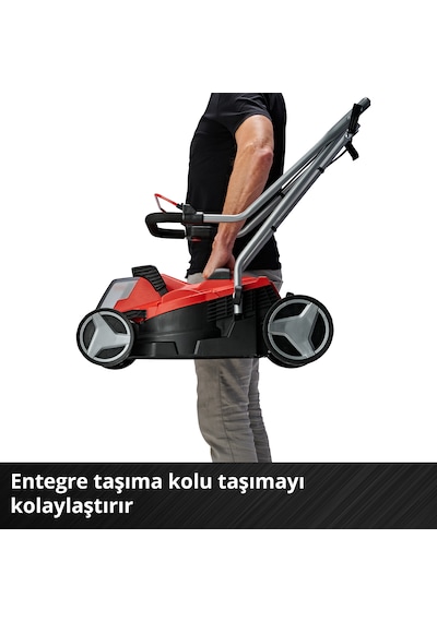 Einhell GE-CM 18/33 Li, Akülü Çim Biçme Makinesi Seti (4,0 Ah Akü ve Şarj Cihazı Dahildir)