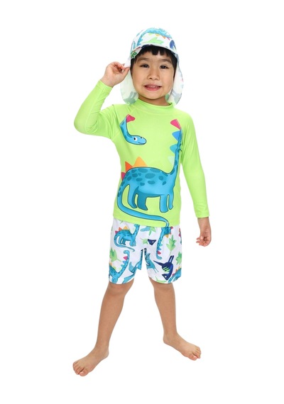 Lolliboomkids Erkek Çocuk Güneş Korumalı Siper Şapkalı Dinozor Karakter Desenli Deniz Şortlu Mayo Takım Yeşil Dinozor Yeşil Lolliboomkids Erkek Çocuk Güneş Korumalı Siper Şapkalı Dinozor Karakter Desenli Deniz Şortlu Mayo Takım Yeşil Dinozor Yeşil