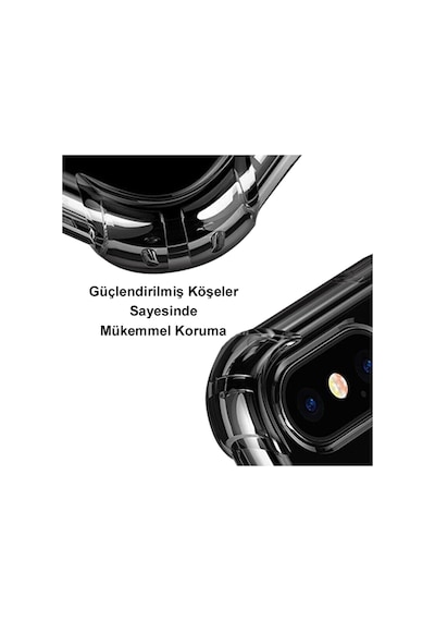 Apple Uyumlu iPhone 6 Plus Köşe Korumalı Antişok Kapak Çiçek Tasarımlı Şeffaf Kılıf