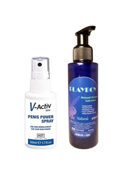 Hintohu Erkeklere Özel Sprey 50 Ml + Playboy 125ml Lubricant Gel