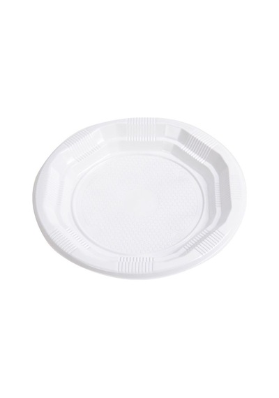 Plastik Tabak 17 Cm Kullan At Tabak 1 Paket 100 Adet 17 Cm