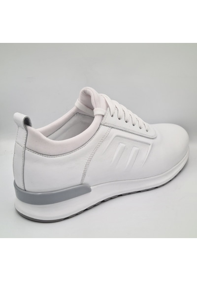 Libero 4195 Beyaz Hakiki Deri Erkek Günlük Casual Sneaker