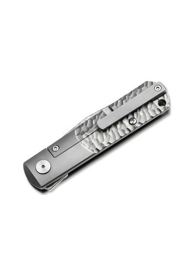 Böker Manufaktur Brlw Meteorite Damast Platinum Edition Kamp Çakı Gri