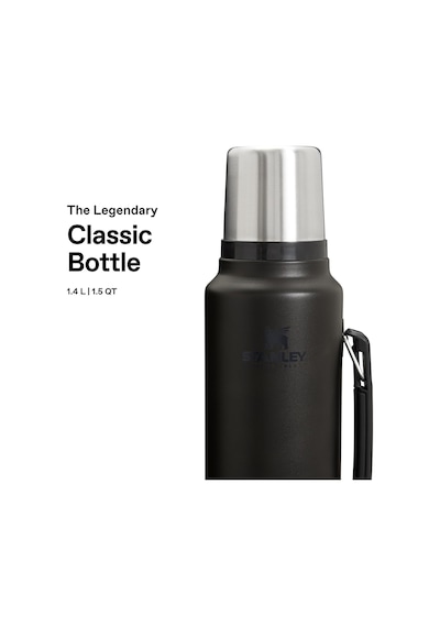 Classic Legendary Vakumlu Termos 1.4 Litre - Siyah 2.0 Paslanmaz Çelik