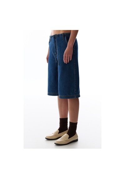 Penti Denim Blue Longline Bermuda Pantolon Denım Blue