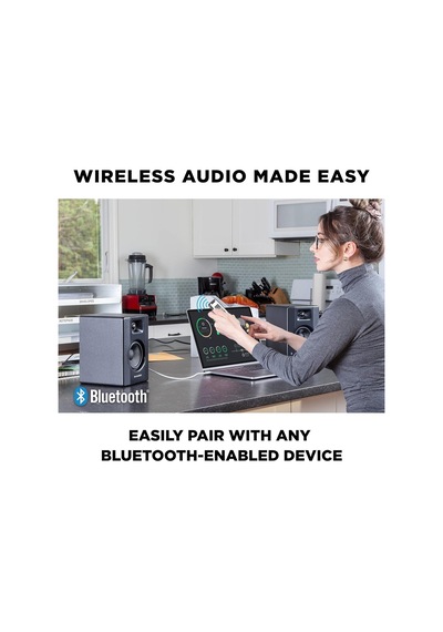 Bx4bt 4.5 Bluetooth Stüdyo Monitör Çifti Kayıt, Düzenleme, Multimedya İçin Kablosuz Bluetooth Pc Hoparlörleri,