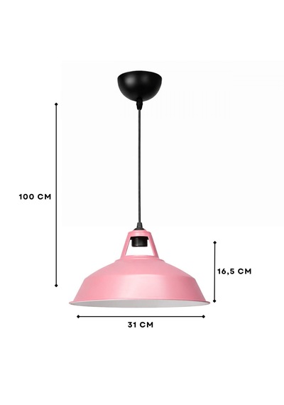 Homing Dock İskandinav Metal Sarkıt Pembe