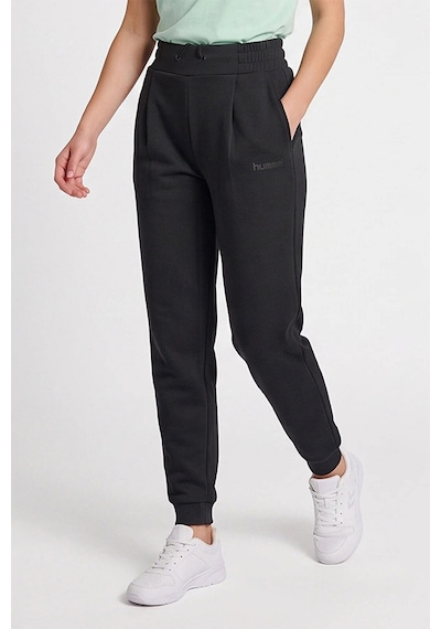 Hummel Logolu Regular Fit Lastikli Paça Eşofman Altı Kadın Eşofman Altı 932528-2001 Siyah