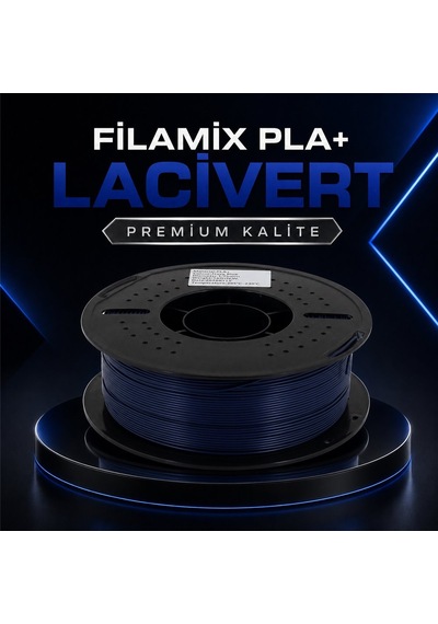 Filamix Pla+ Lacivert Filament 1,75 Mm 1 Kg Plastik Makara