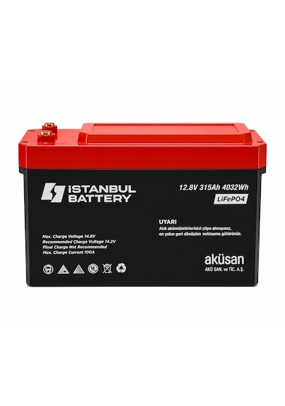 Megacell / Istanbul Battery- 12.8 V 315 Ah Lityum Demir Fosfat Lıfep04 -prizmatik Hücreli