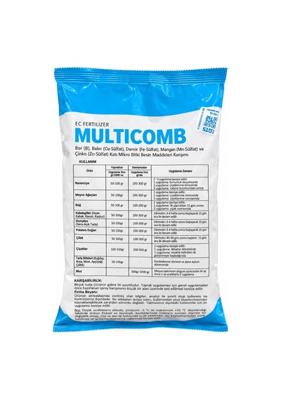 Multıcomb 1 Kg Mikro Elementli Bitki Besleme Gübresi