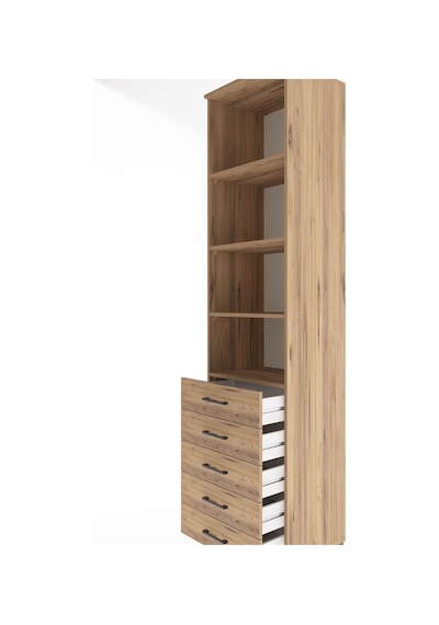 Hyperion Dolap 4 Raflı 5 Çekmeceli 60x44x243 Çam-çam Çam Hyperion Dolap 4 Raflı 5 Çekmeceli 60x44x243 Çam-çam Çam