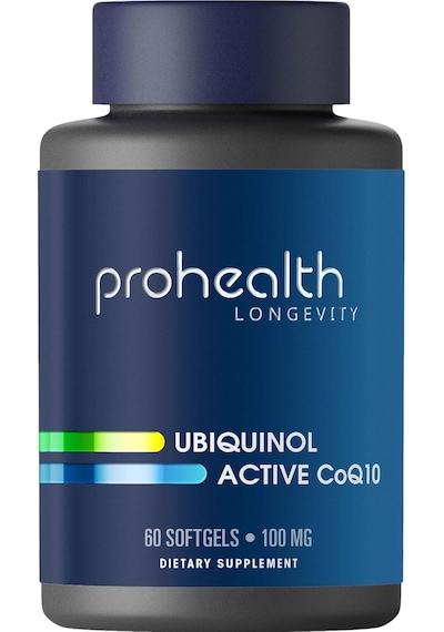 Prohealth Longevity Ubiquinol Kaneka Coq-10 Antioxidants 100 Mg 60 Softgels