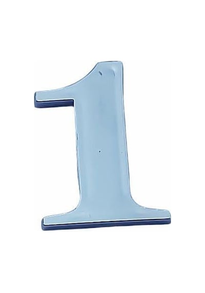 Cemax Villa Boy 1 Rakamı 8,5 Cm Yapışkanlı - Elwm-286161