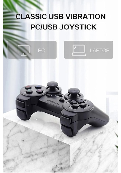 Torima P2 Analog Usb Joystick PC Gamepad Oyun Kolu Siyah