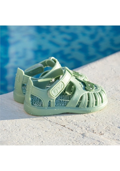 Igor İgor Tobby Croco Unisex Çocuk Sandalet S10371 Yeşil
