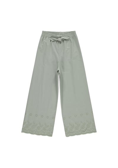 Civil Girls Beli Kemerli 10-13 Yaş Pantolon - Yeşil Çağla Yeşili