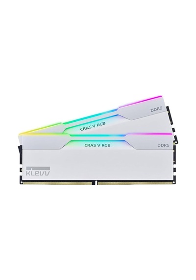 Tr Cras V Rgb 128gb 2x64gb 6000mhz Cl32 Intel Xmp 3.0 Amd Expo Ddr5 Brilliant White Ram Kd5cgub80-60a320j