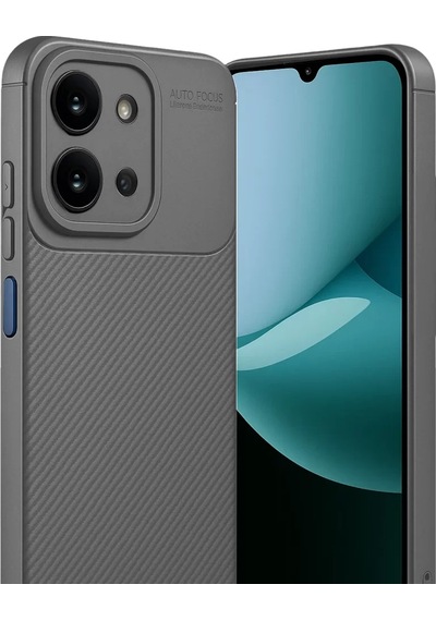 Newface Xiaomi Redmi 15c 4g Auto Focus Karbon Kapak - Gri
