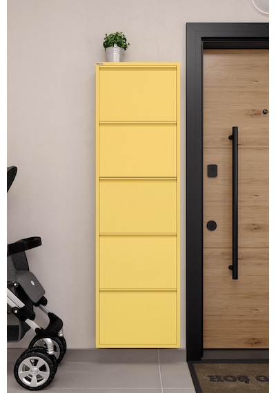 Ceha 5'li Metal Ayakkabılık - Açık Sarı/butter K.AYK-5/M1812