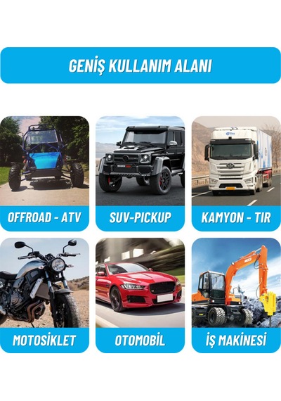 Off Road Kafesli Skull Delici Spot Led Sis Farı Ve Çalışma Lamba