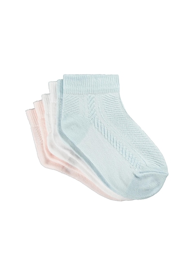 Civil Girls Basic Soft 3'lü 3-11 Yaş Kız Çocuk Patik Çorap Standart