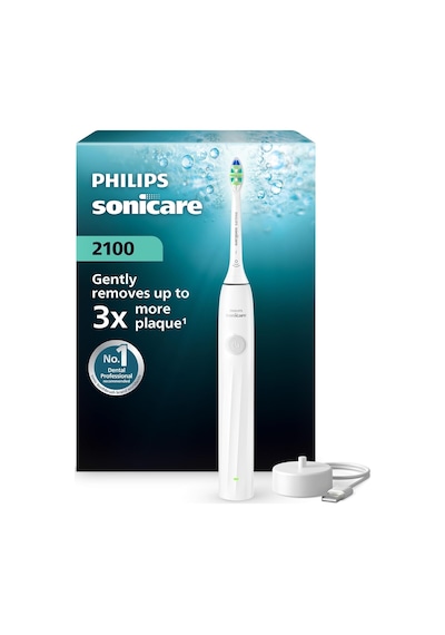 Türk Philips Sonicare 2100 Sonic Şarjlı Diş Fırçası, 3 Kat Plak T
