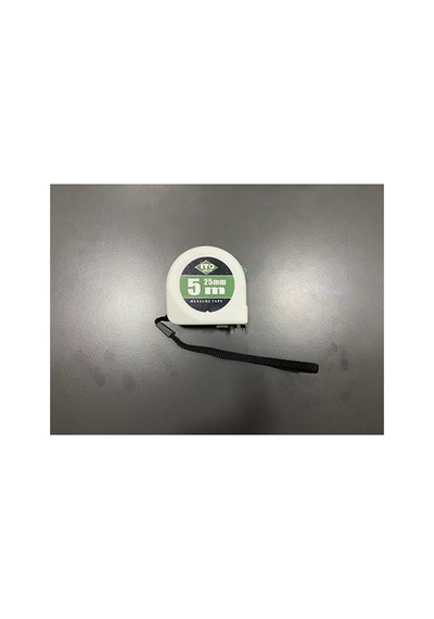İto Kilit 5m X 25mm Çelik Şerit Metre Darbeye Dayanıklı Toptan Paket 12'li Set