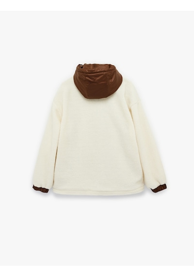 Koton Kapüşonlu Çıtçıt Düğmeli Cep Detaylı Kapitoneli Peluş Oversize Ceket Kahverengi 6wal20014ıw Kahve Koton Kapüşonlu Çıtçıt Düğmeli Cep Detaylı Kapitoneli Peluş Oversize Ceket Kahverengi 6wal20014ıw Kahve