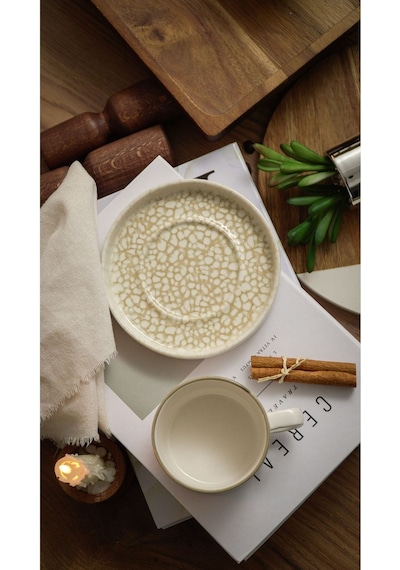 Heda Porselen Side Porselen Çay Takımı 4 Parça 2 Kişilik