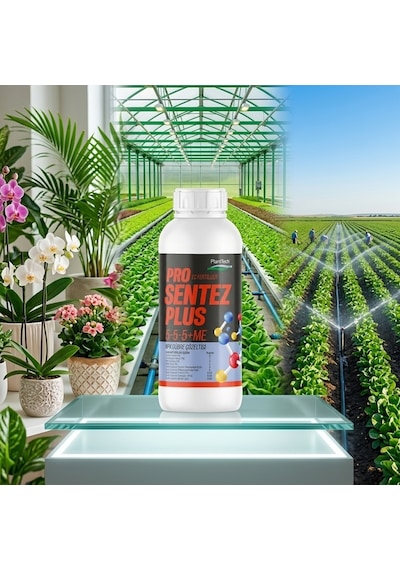 PLANTTECH Pro Sentez Plus 1 Lt Tüm Bitkiler İçin Npk Gübre Çözeltisi Sera Tarla Ve Saksı Bitki Besini