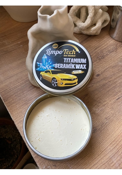 Limpotech Tıtanıum Seramik Wax 150ml Krem Cila Boya Koruma Sünger Hediyeli