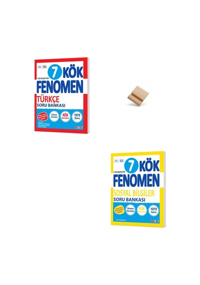 Fenomen 7. Sınıf Maarif Türkçe Ve Sosyal Bilgiler Kök Soru Bankası + Telefon Standı
