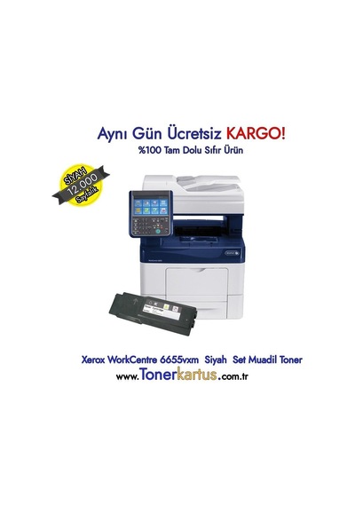 Xerox Workcentre 6655Vxm Siyah Uyumlu Toner - 106R02755 N11.39503