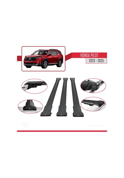 Honda Pilot 2023-2025 Arası İle Uyumlu Fly Model Ara Atkı Tavan B