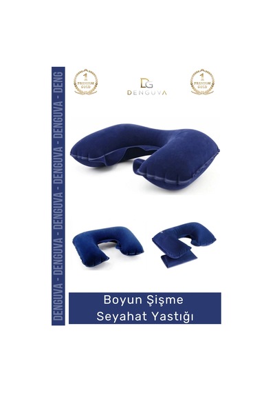 Boyunyastığı Ergonomik Konforlu Araç Boyun Destek Pratik Şişirilebilir Boyun Şişme Seyahat Yastığı