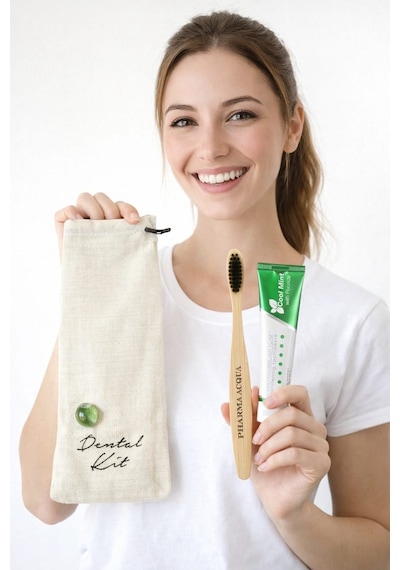 Dental Kit - Opalescence Cool Mint Beyazlatıcı Diş Macunu 28 Gr + Bambu Diş Fırçası