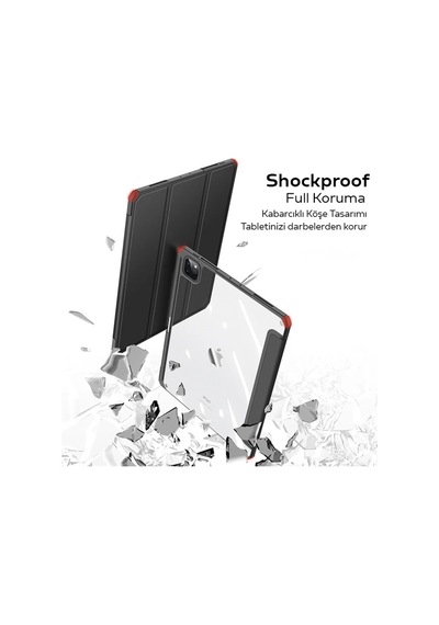 Dux Ducis iPad Uyumlu Pro 11 201820202021.2022 Kılıf Kalem Bölmeli Toby Series- 5775