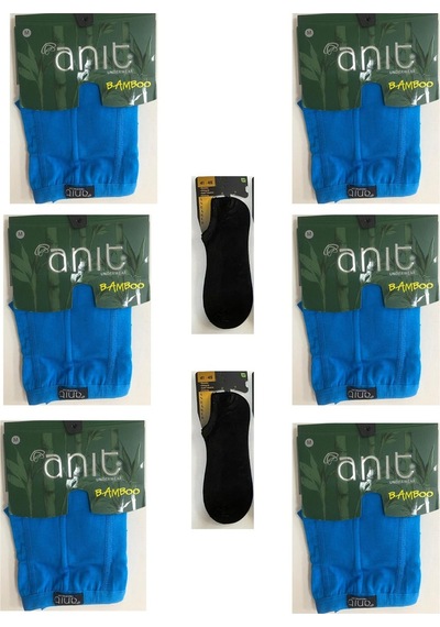 6'Lı Paket Erkek Bambu Boxer Çorap Hediyeli 001