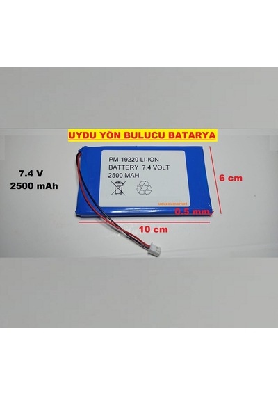 Uydu Yön Bulucu Bataya 7.4v 2500 Mah