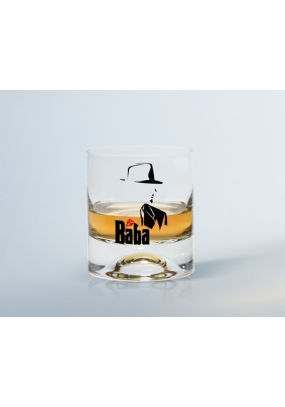 Bk Home Renkli Baskılı Godfather Baba Tasarımlı Viski Bardağı-16